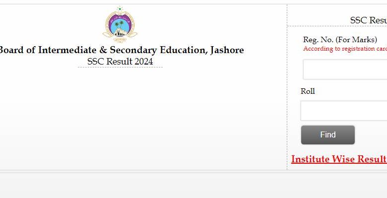 ssc result 2024 jessore board Marksheet by Roll Number